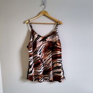 Ashley Stewart Leopard Animal Print Top Cami 18/20